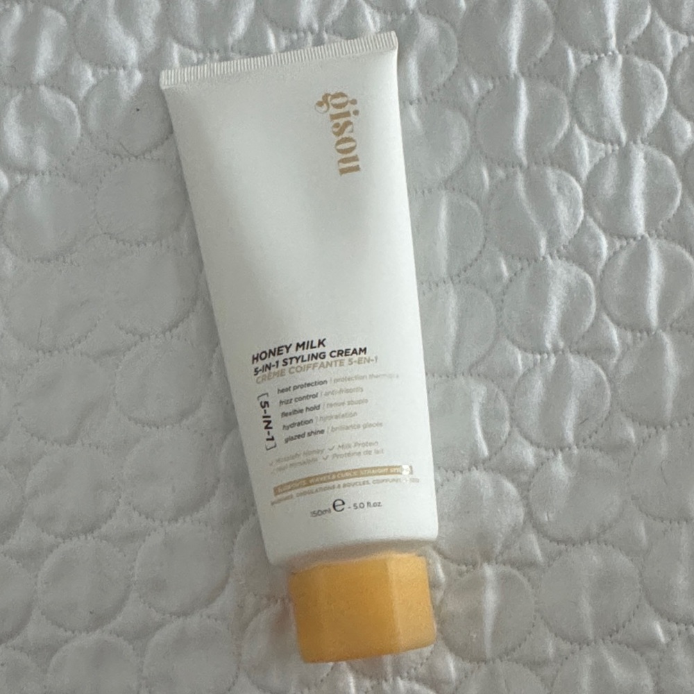 Gisou Honey Milk 5-in-1 Styling Cream heat protection hydration frizz control